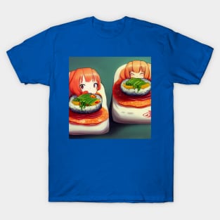 Kawaii Anime Sushi T-Shirt